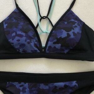 Bikini Set Athleta Blue Camo